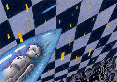 Science fiction Illustration, Images and Pictures - 「Space funeral」