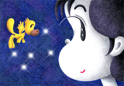 Lovely fairy Illustration, Images and Pictures - 「Girl and fairy's friendship」
