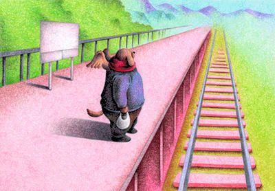 Fairy tale Illustration “Angel Dog” Illustration, Images and Pictures - 「Platform」