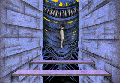 Science fiction Illustration, Images and Pictures - 「Visitor of different dimension」