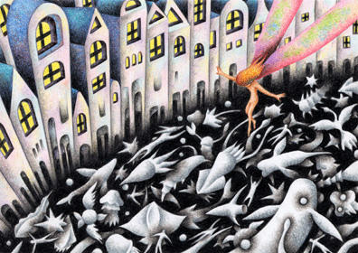 Fantasy Illustration, Images and Pictures - 「People of strange appearance」