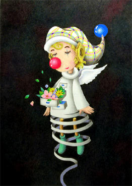 Romantic pierrot Illustration, Images and Pictures - 「Clown in silence」