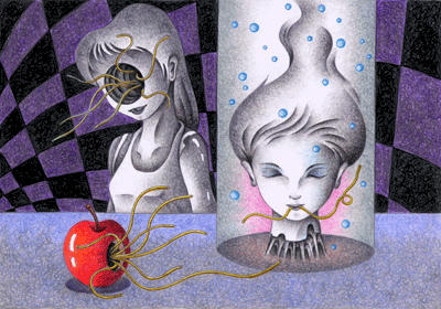 Science fiction Illustration, Images and Pictures - 「Head to be alive」