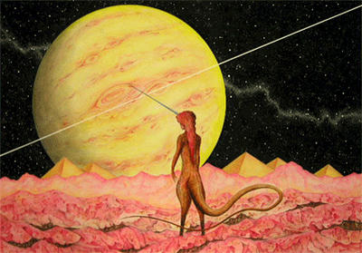 COSMOS “Space and Planet” Illustration, Images and Pictures - 「Nostalgic hometown」
