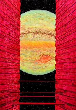 COSMOS “Space and Planet” Illustration, Images and Pictures - 「Jupiter seen from base」