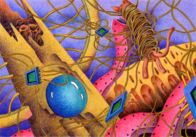 Illustration, Images and Pictures - 「Trap of integrated circuit」