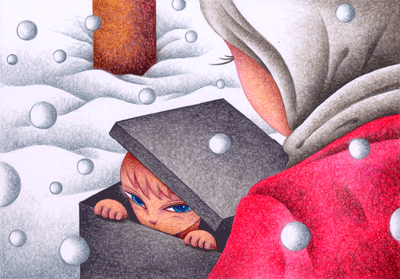 “Snow Cat” Illustration, Images and Pictures - 「Memory of infancy」
