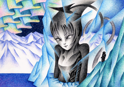 Science fiction Illustration, Images and Pictures - 「Frozen satan」