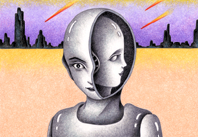 Science fiction Illustration, Images and Pictures - 「Inside character」
