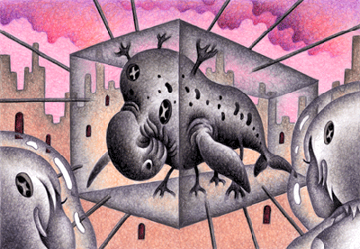 Science fiction Illustration, Images and Pictures - 「Mutation life」