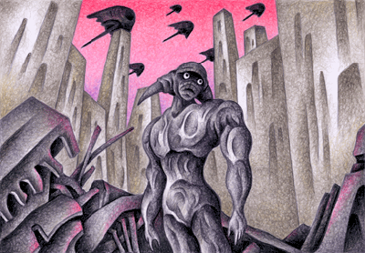 Science fiction Illustration, Images and Pictures - 「Cracker that started invasion」