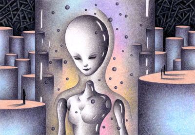 Science fiction Illustration, Images and Pictures - 「Life at new millennium」