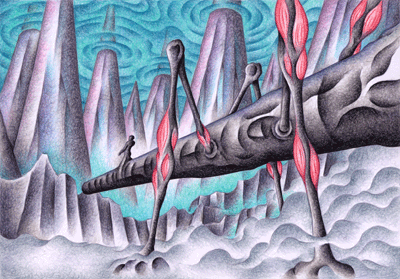 Science fiction Illustration, Images and Pictures - 「Combat machine in bottom of the sea」