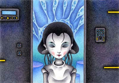 Science fiction Illustration, Images and Pictures - 「Android girl」