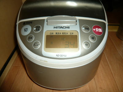 炊飯器で炊く