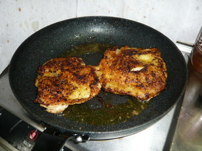 鶏のカレー風味