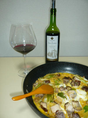 和風親子オムレツ