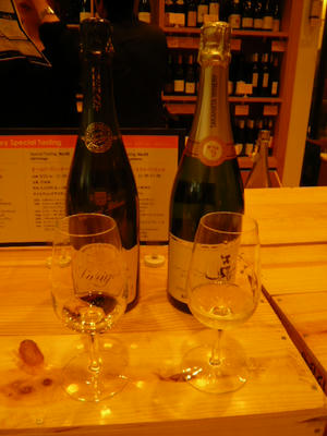 シャンパン対決