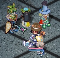 雷雲に刺さるウィッチハット。