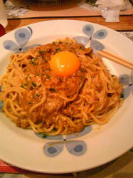 ドライカレー風パスタ
