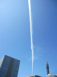 飛行機雲２