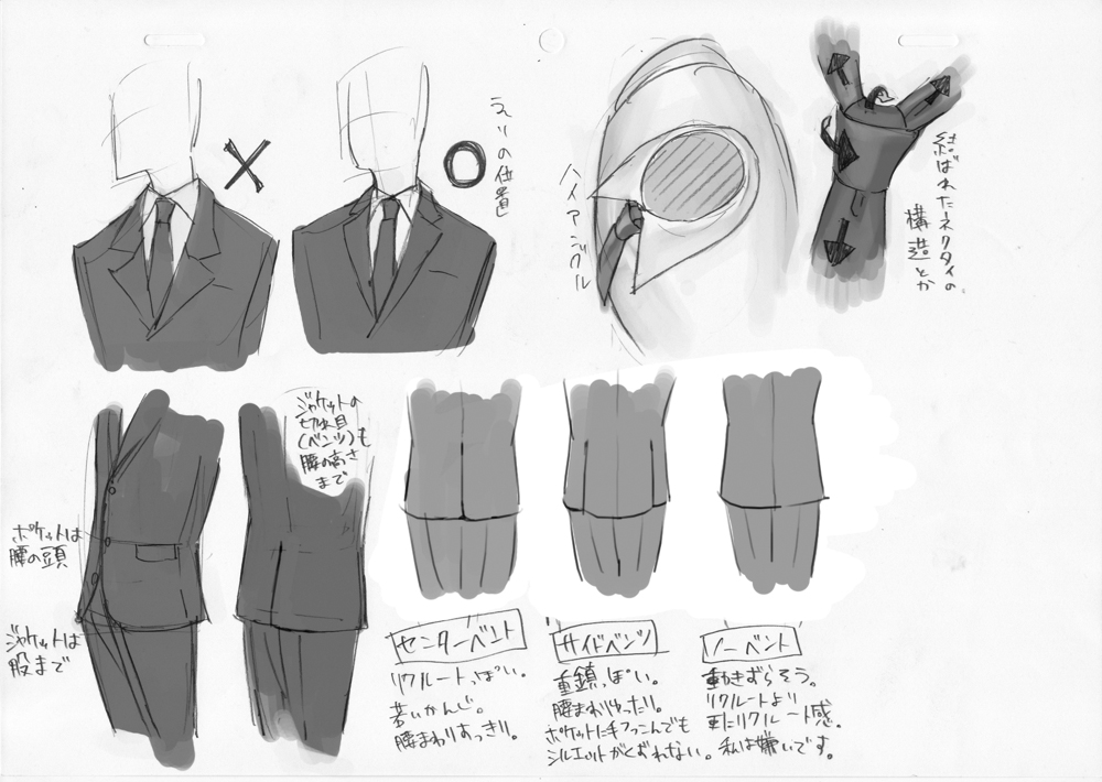 スーツ スーツの基本について Memo