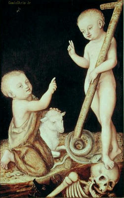 Lucas Cranach the Elder Infant Christ and Saint John the Baptist Madrid, Museo Lazaro Galdiano