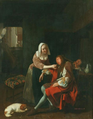 The Sleeping Cavalier　 Ochtervelt, Jacob　Manchester City Galleries
