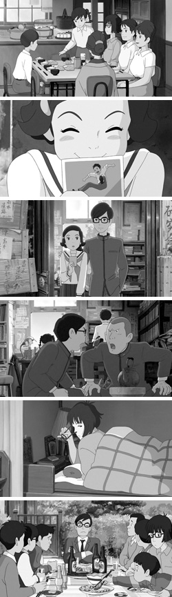 コクリコ坂から モノクロのアニメ