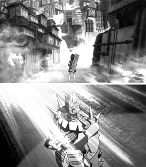 キルラキル 作品紹介 モノクロのアニメ