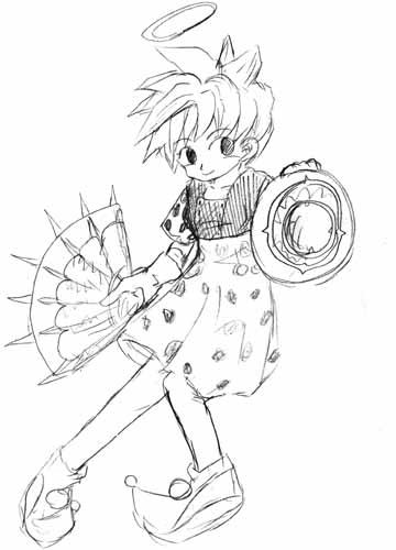 今は武闘家なのです。