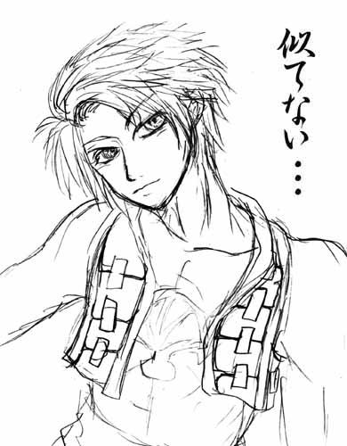 似てない…。