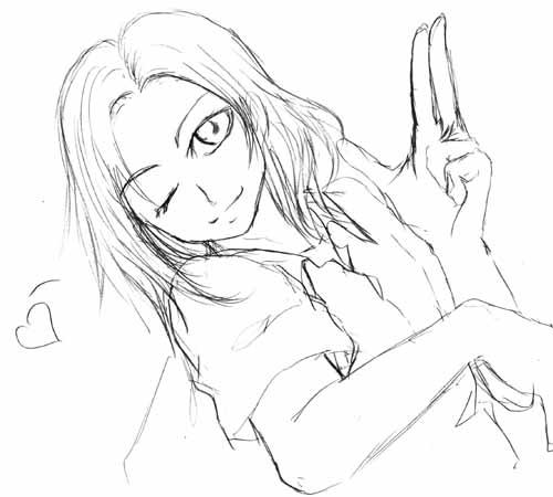 なんとなく描くと…。