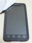 Case-Mate au HTC EVO WiMAX ISW11HT ハイブリッド タフ ケース (液晶保護シート つき)装着後前面