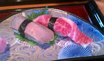 『せんなり亭近江肉　橙』の近江牛の握り寿司