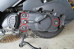 アドレスV１２５　Vベルト交換
