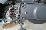アドレスV１２５　Vベルト交換