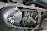アドレスV１２５　Vベルト交換