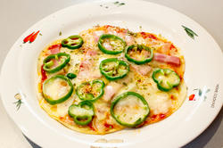 餃子皮のピザ