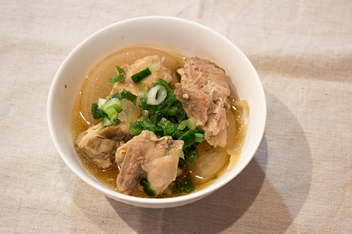 大根と鷄もも肉の煮物