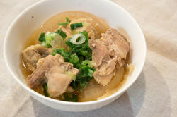 大根と鷄もも肉の煮物