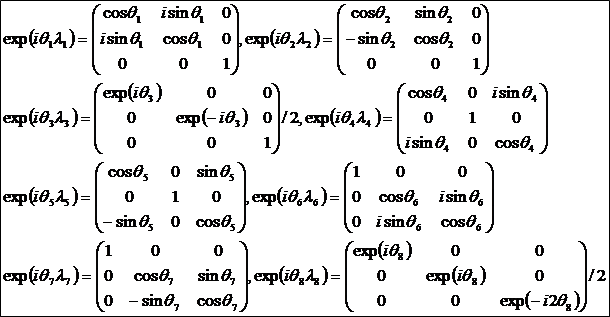 特殊ユニタリ群　n=3