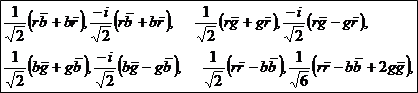 ゼリ=マン行列の波動関数表記
