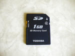 TOSHIBA 1GB SD Memory Card