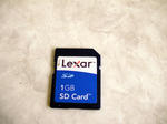 Lexar SDカード 1GB LUMIX DMC-FX30