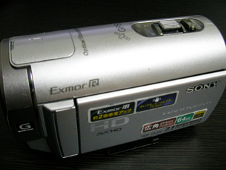 フォーマットエラーになり、フォーマットした。 SONY HDR-CX370V