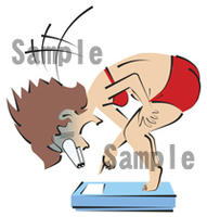 ダイエット　体重計