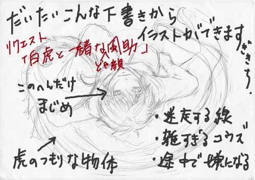 風助と白虎 下書き