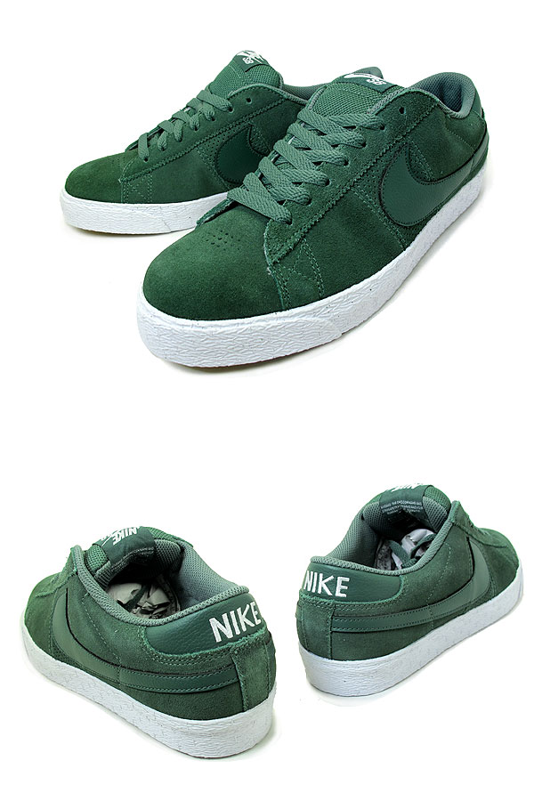 ナイキ ブレザー ロー SB グリーン/ホワイト 318960-331
