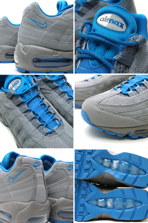 ナイキ エアマックス95 グレー/ブルー 609048-055